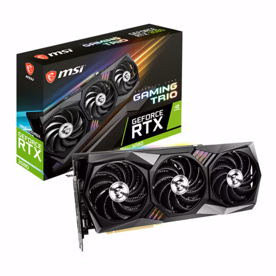 کارت گرافیک ام اس آی GeForce RTX 3080 GAMING TRIO 10G