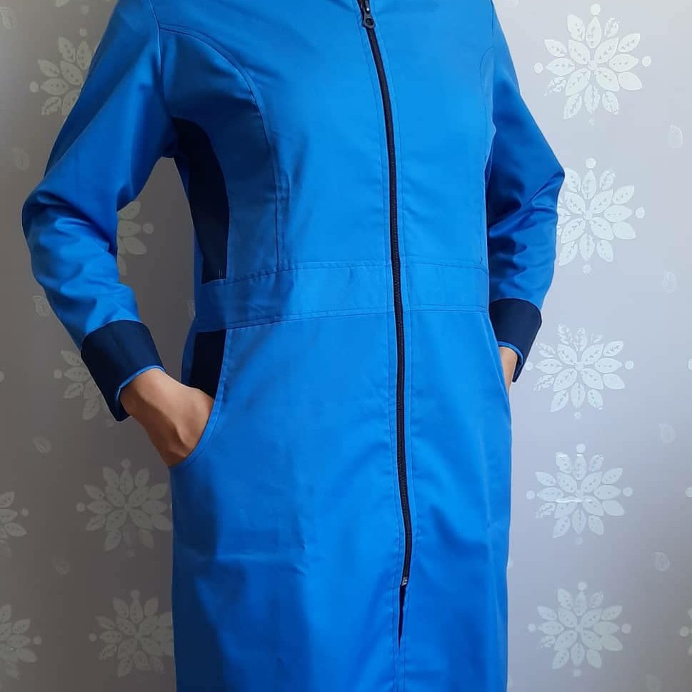 روپوش و شلوار آبی