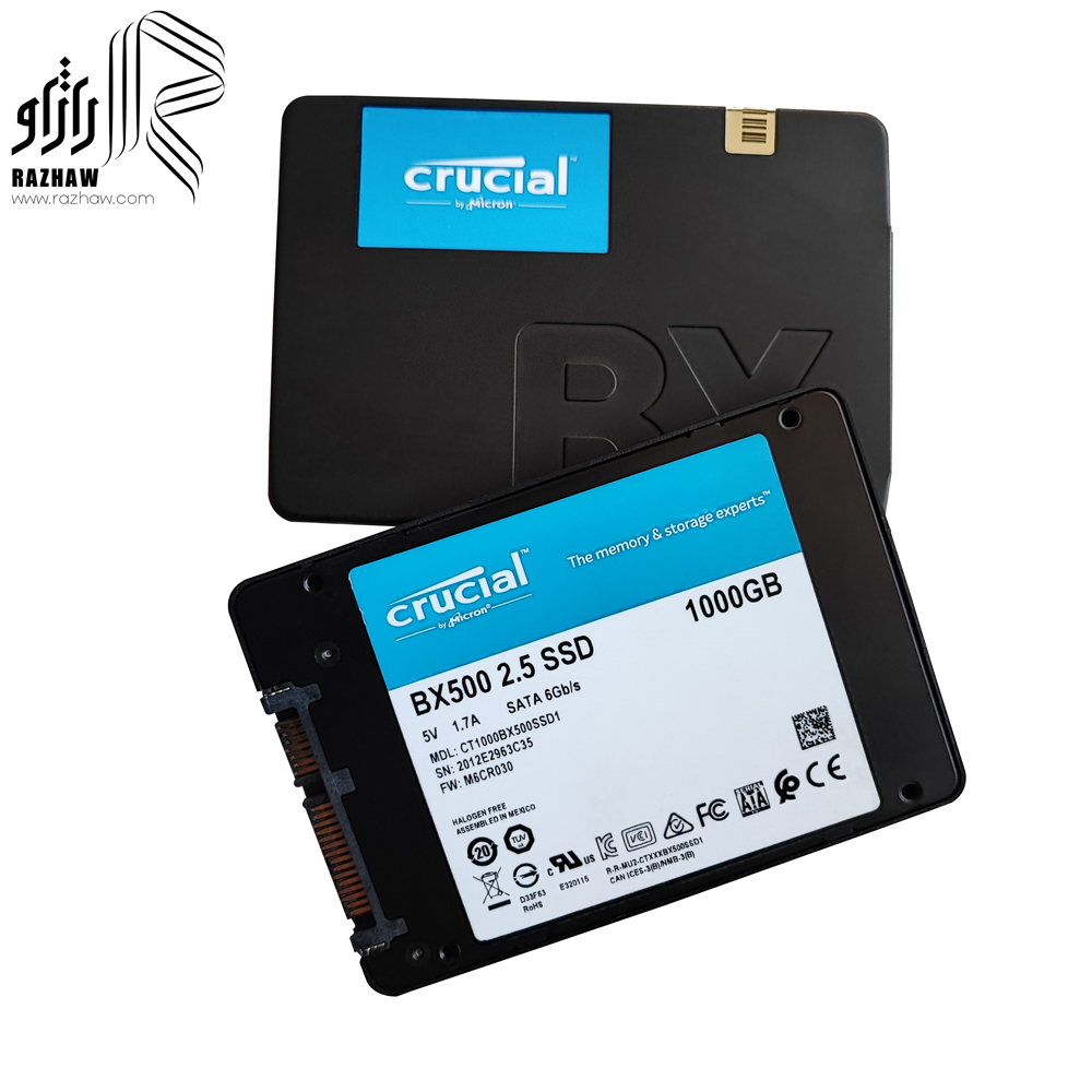 حافظه ssd مدل sata ظرفیت یک ترابایت برند کروشیال