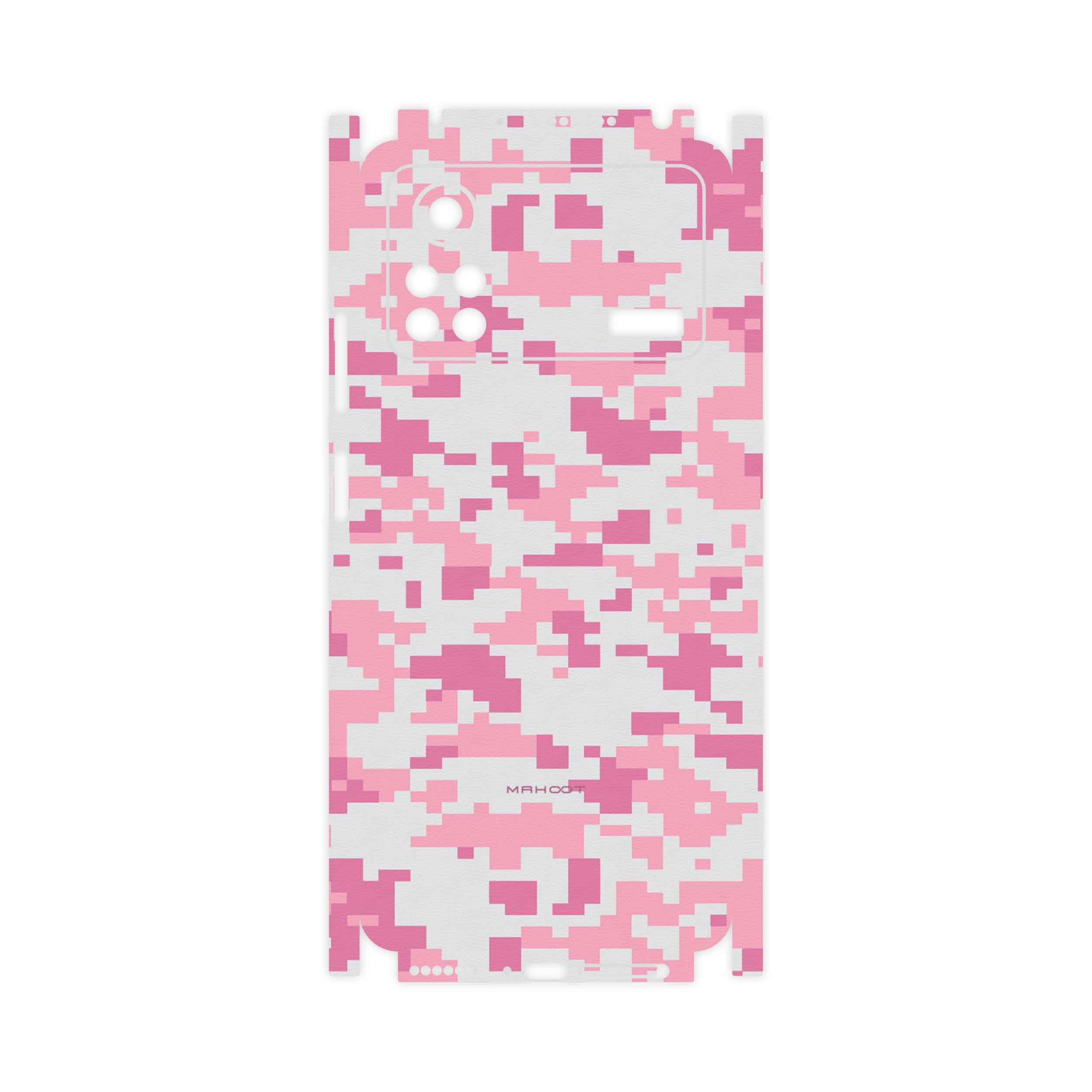 برچسب پوششی ماهوت مدل Army-Pink-pixel-FullSkin مناسب برای گوشی موبایل شیائومی Poco X4 Pro 5G