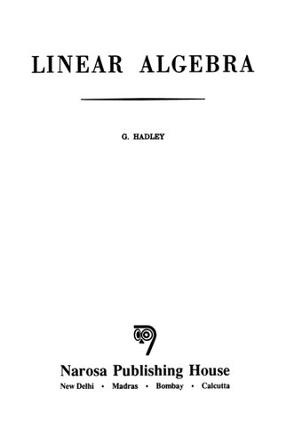 خرید و دانلود نسخه کامل کتاب Linear Algebra