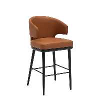 صندلی کانتر کومو پایه چوبی کد P928B نظری