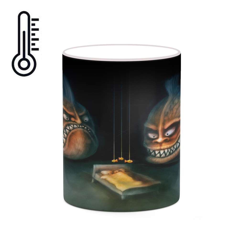 ماگ حرارتی کاکتی طرح فانتزی مدل mgh19101