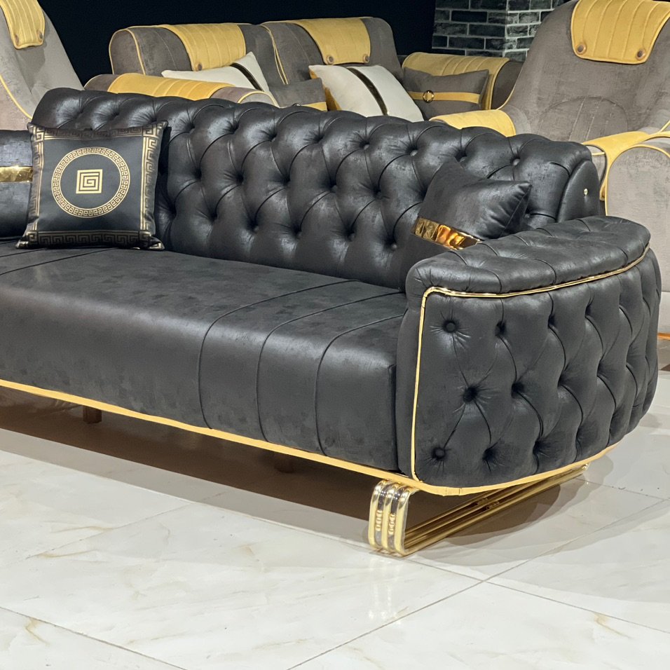 تولیدی مبل چستر فلورانس چرم مبلمان  راحتی تضمینی 