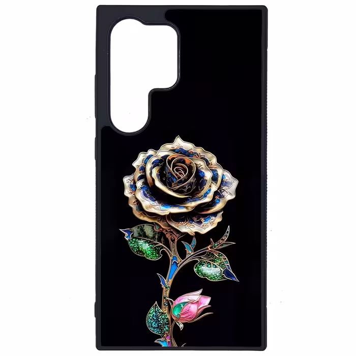 کاور طرح گل کد G-035 مناسب برای گوشی موبایل سامسونگ Galaxy S24 Ultra | دیجی قاب دونی