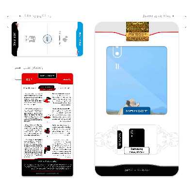 برچسب پوششی ماهوت مدل Rhino مناسب برای گوشی موبایل سامسونگ Galaxy A2 Core