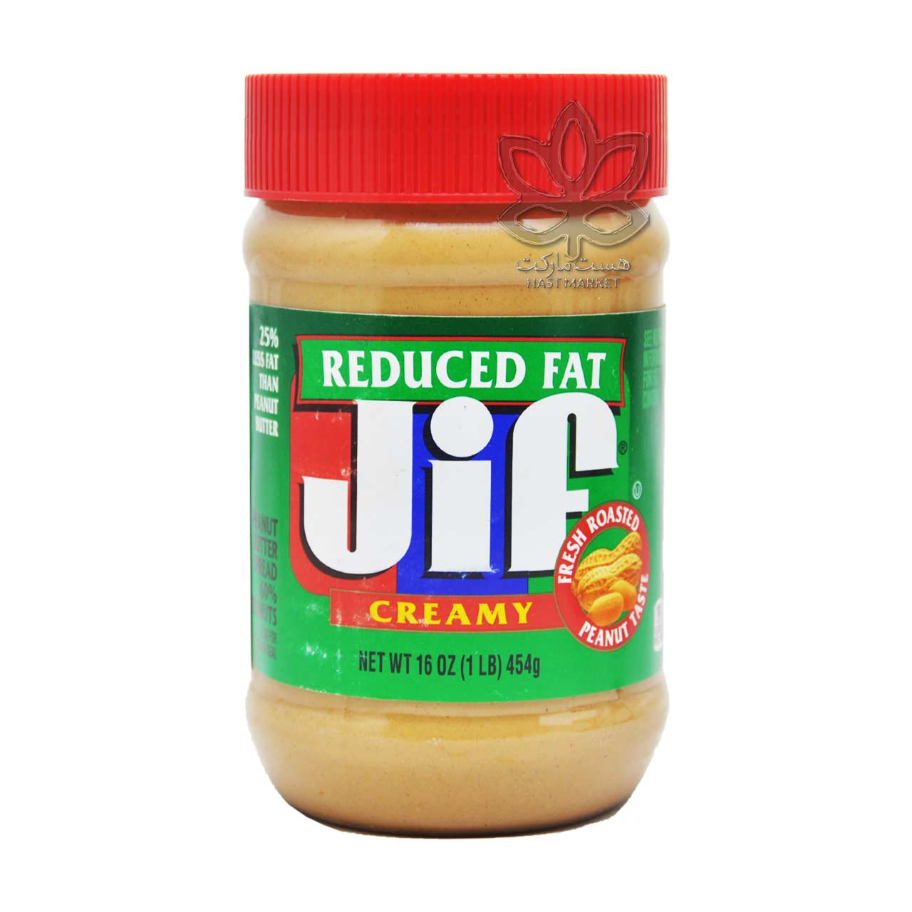 کره بادام زمینی ( کم چرب ) 450 گرم جیف - jif