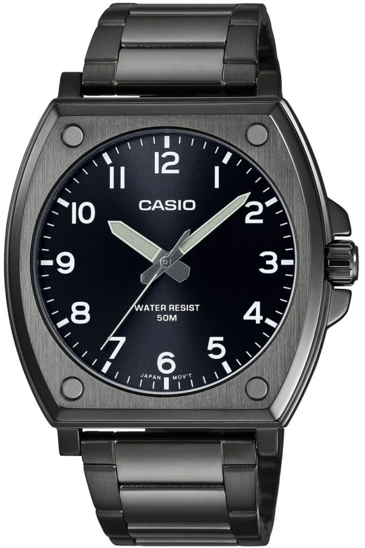 ساعت مشکی مردانه مچی MTP اورجینال Casio