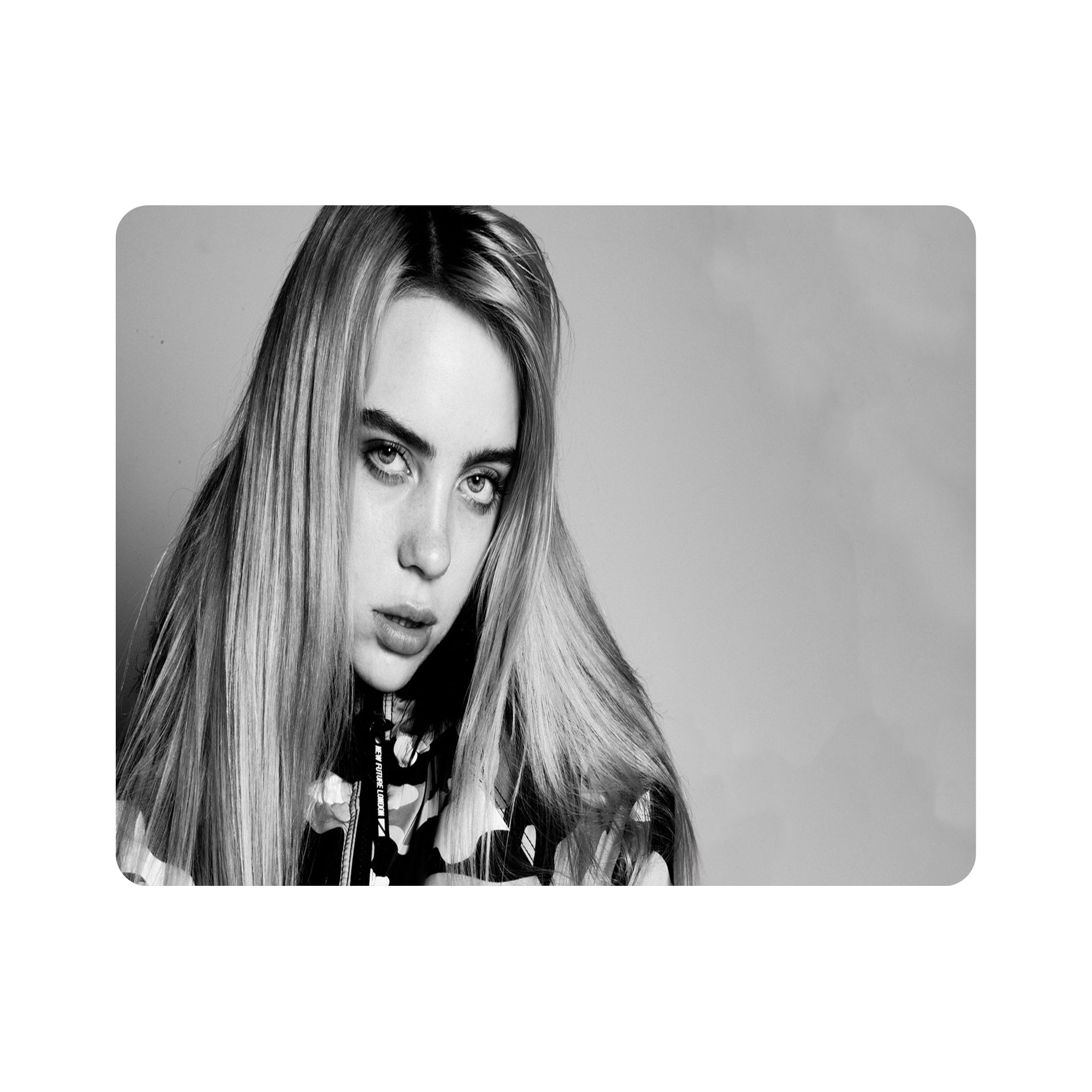 ماوس پد اطلس آبی طرح خواننده بیلی آیلیش  مدل T5594