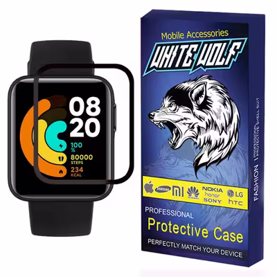 محافظ صفحه نمایش وایت ولف مدل W PWM مناسب برای ساعت هوشمند شیایومی Mi Watch Lite