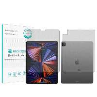 گلس صفحه نمایش و پشت تبلت اپل iPad Pro 12.9 (2021) مدل نانو هیدروژل مات برند راک اسپیس کد XLXL