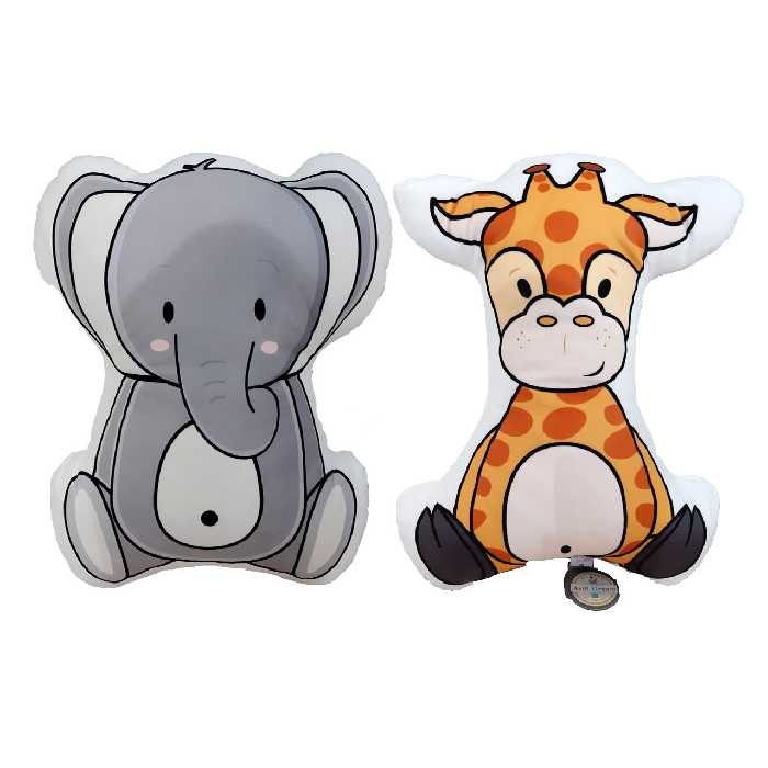 کوسن کودک آوین دریم مدل فیل و زرافه مجموعه دو عددی
