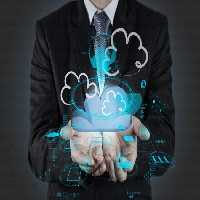 خرید و دانلود عکس Businessman working with a Cloud Computing کد 11284 | پیک فاکس | Pic Fox