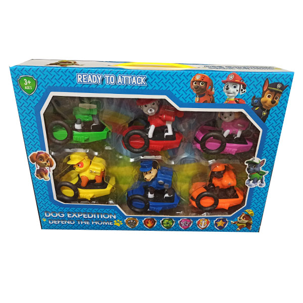 اسباب بازی مدل سگهای نگهبان  کد 4082 بسته 6 عددی