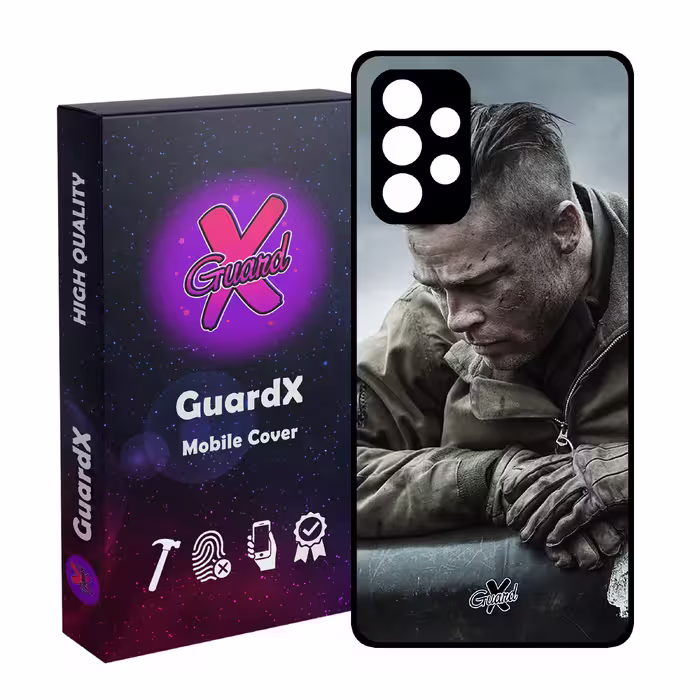 کاور گارد ایکس طرح Brad Pitt مدل Glass10134 مناسب برای گوشی موبایل سامسونگ Galaxy A52