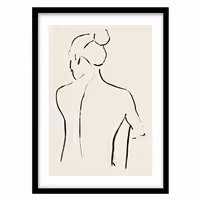 قیمت و خرید تابلو دکوراتیو مدل نقاشی لاین‌آرت کد 0565