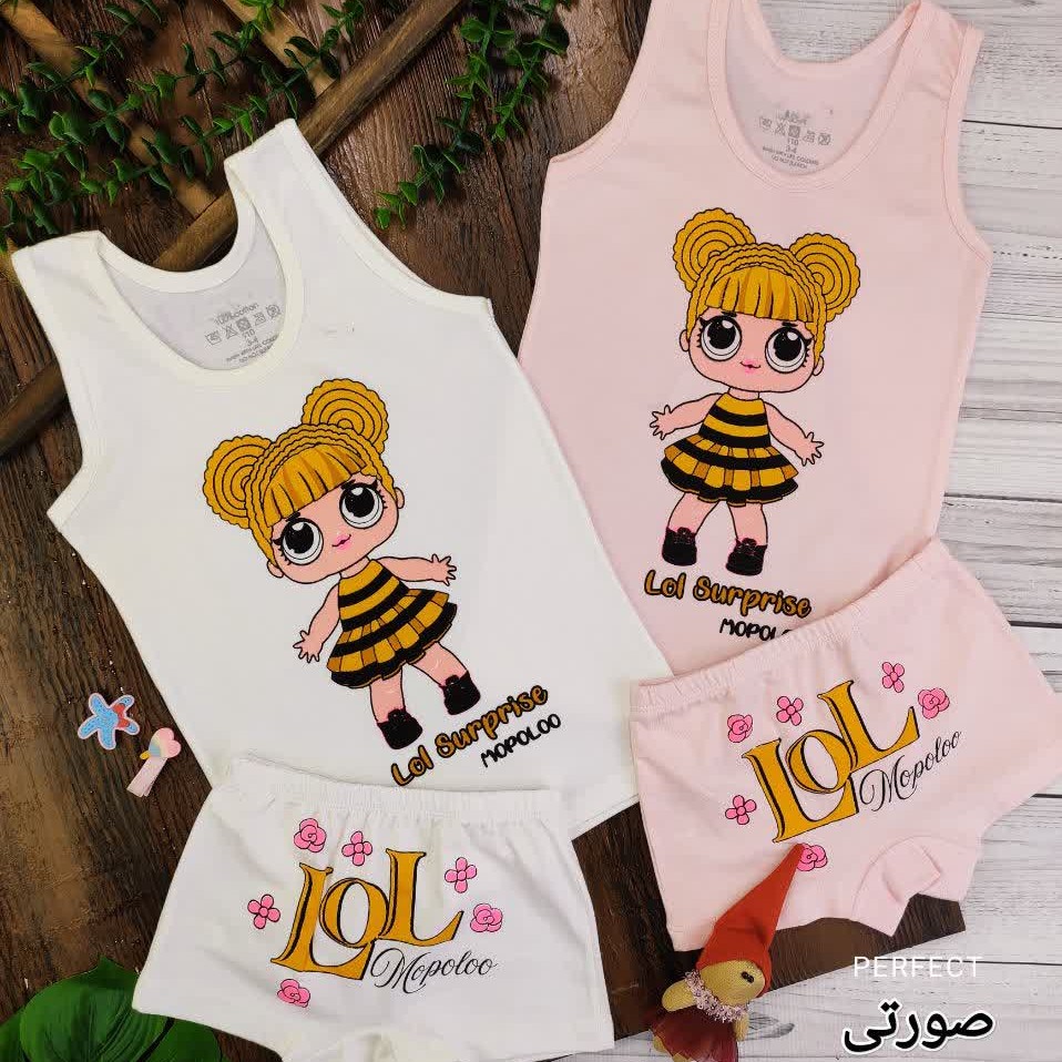 تاپ و شورتک دخترانه عروسکی