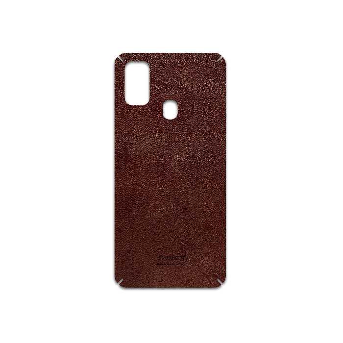 برچسب پوششی ماهوت مدل Natural-Leather مناسب برای گوشی موبایل سامسونگ Galaxy M21