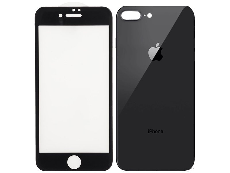 محافظ صفحه نمايش جلو و پشت گوشی مدل Colorful Glass مناسب برای گوشی موبایل آیفون 7/8 پلاس