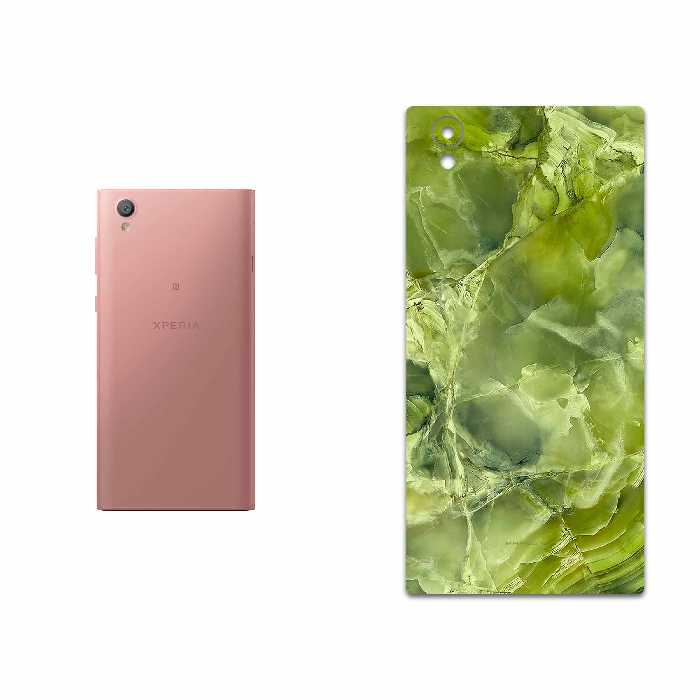برچسب پوششی ماهوت مدل Green Crystal Marble مناسب برای گوشی موبایل سونی Xperia L1
