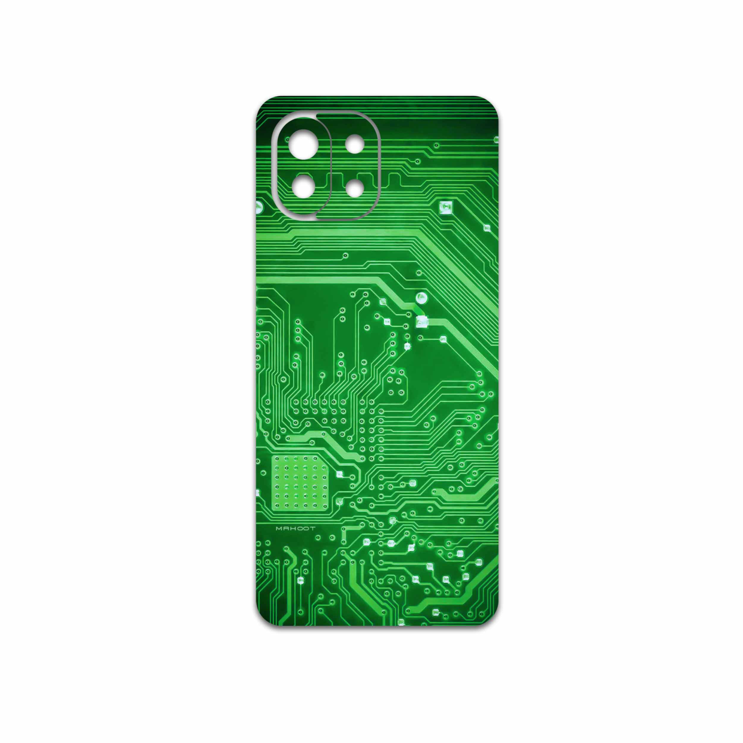 برچسب پوششی ماهوت مدل Green-Printed-Circuit-Board مناسب برای گوشی موبایل شیائومی 11 Lite 5G NE