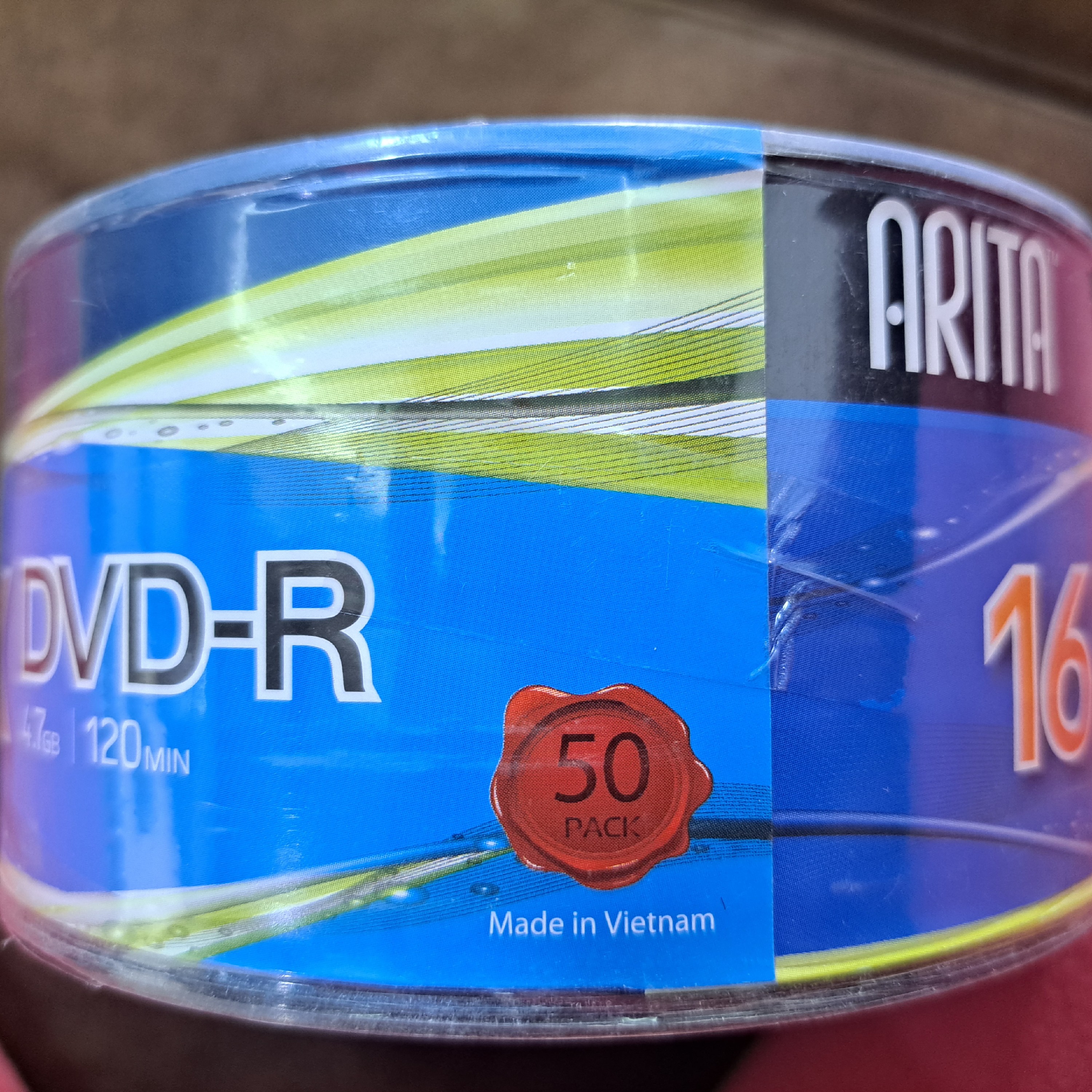 دی وی دی خام آریتا مدلA12بسته 50 عددی