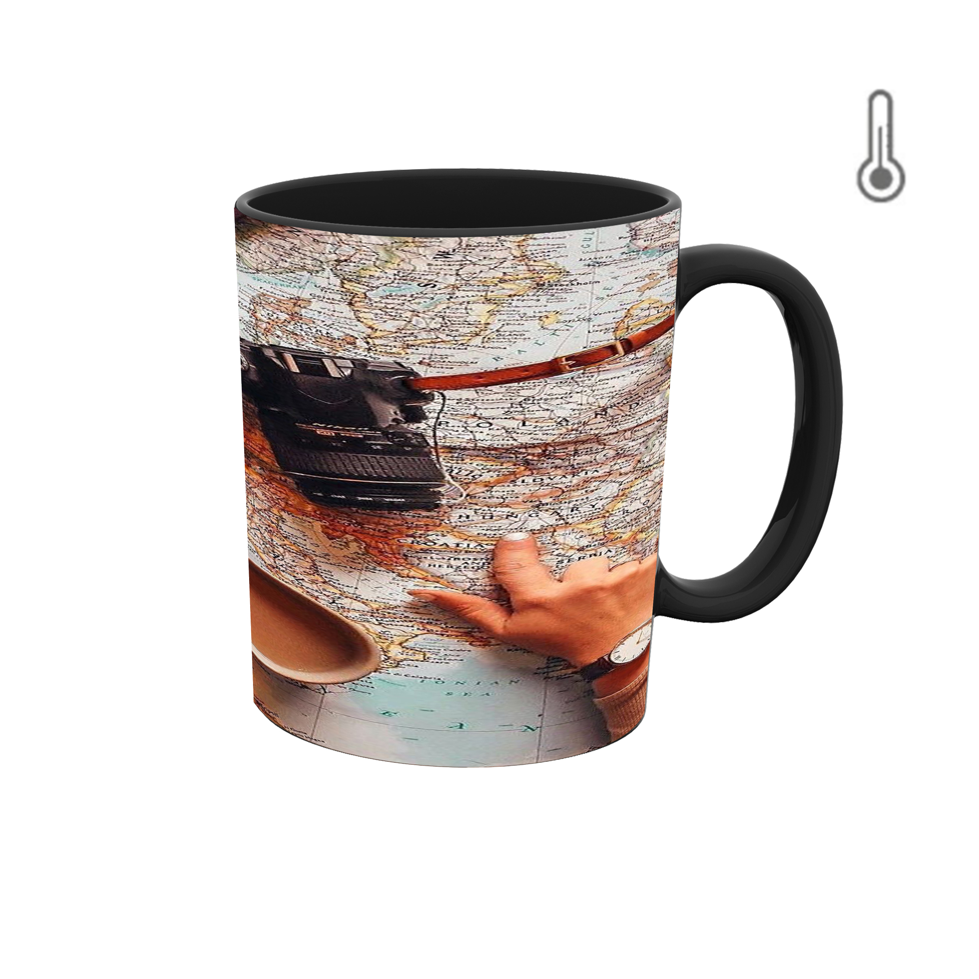 ماگ حرارتی طرح دوربین کافی