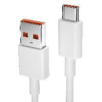 کابل شارژ USB به Type-C اورجینال شیائومی (سرکارتنی) طول 1 متر توان 67 وات مدل Xiaomi Type-C Cable 6A 67W Turbo Charging Cable 1m