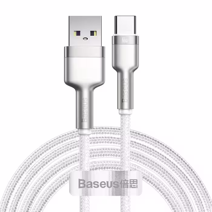 کابل تبدیل USB به USB-C باسئوس مدل 66W طول 1 متر