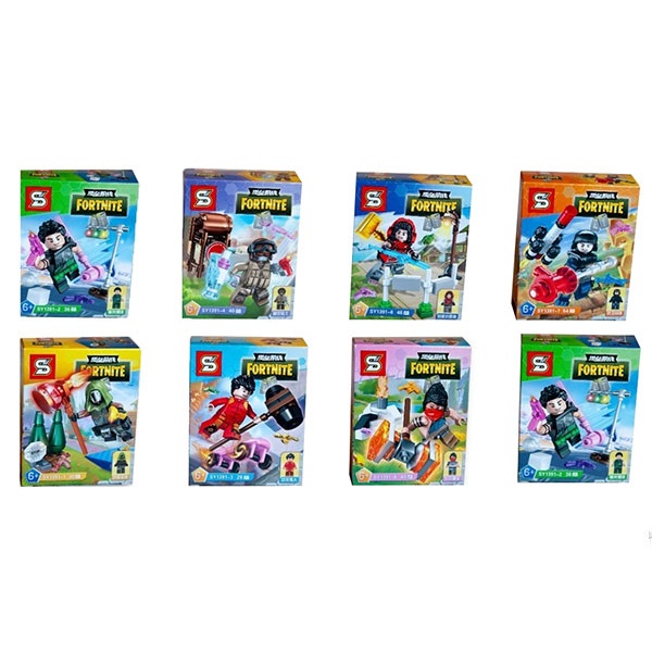 ساختنی اس وای مدل Fortnaite کد 1391 بسته 8 عددی