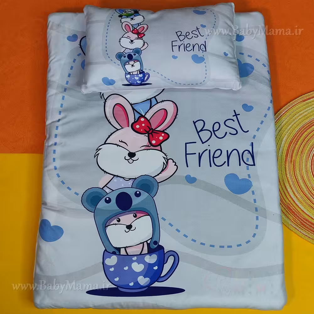 تشک و بالش مخمل طرحدار