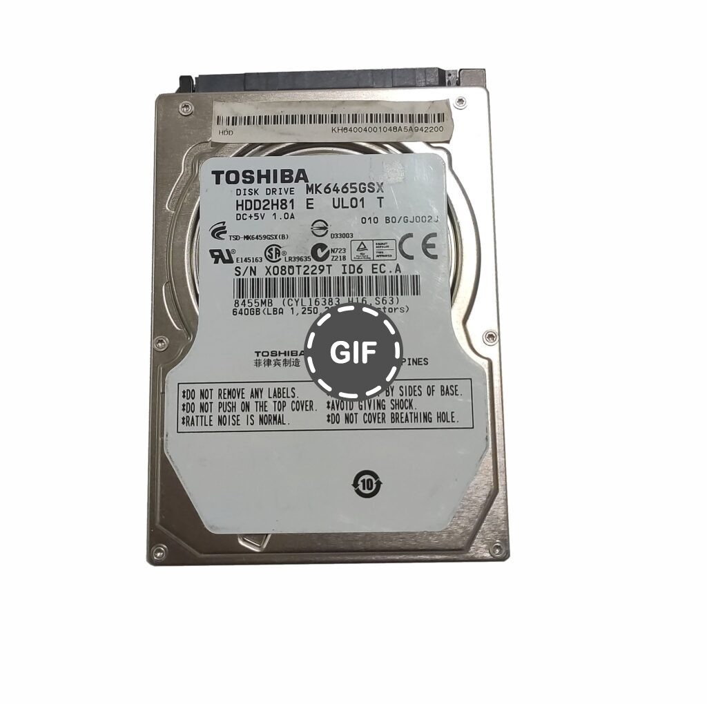 هارد لپتاپی 640 گیگابایت TOSHIBA