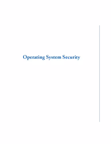 خرید و دانلود نسخه کامل کتاب Operating System Security (Synthesis Lectures on Information Security, Privacy, and Trust)