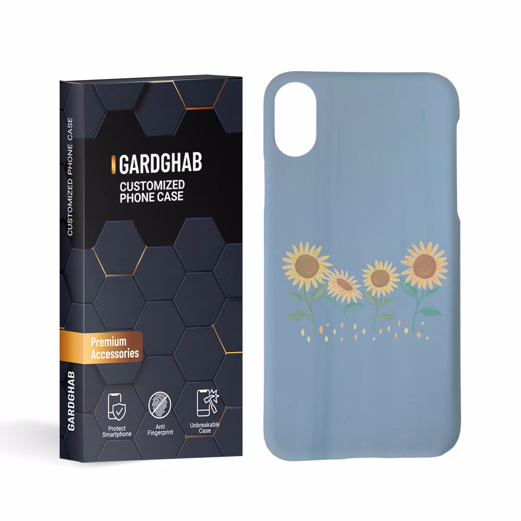 کاور گارد قاب مدل ساده مناسب برای گوشی موبایل اپل iphone x xs