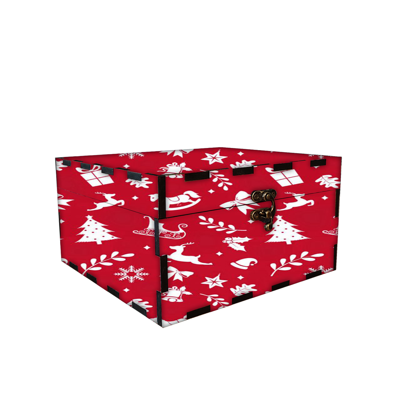 جعبه هدیه مدل کریسمس کد 355