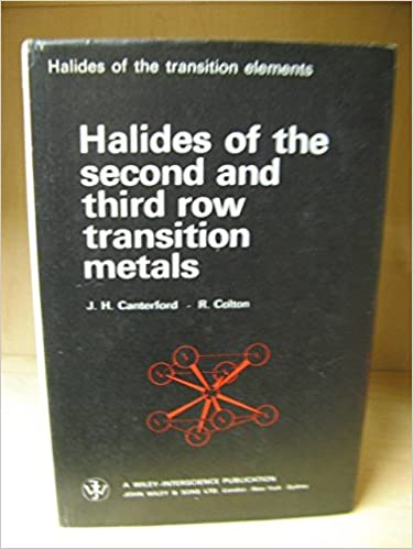 خرید و دانلود نسخه کامل کتاب Halides of the Second and Third Row Transition Metals - Pdf