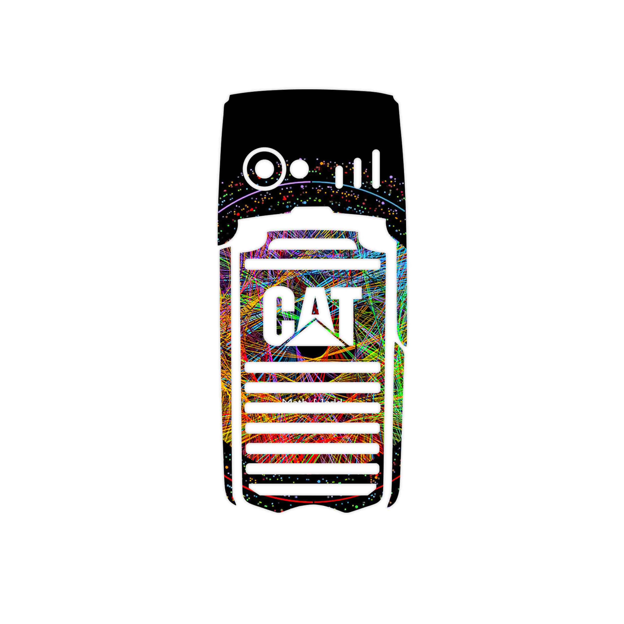 برچسب پوششی ماهوت مدل Mathematical Geometric Shape 2 مناسب برای گوشی موبایل کاترپیلار B25