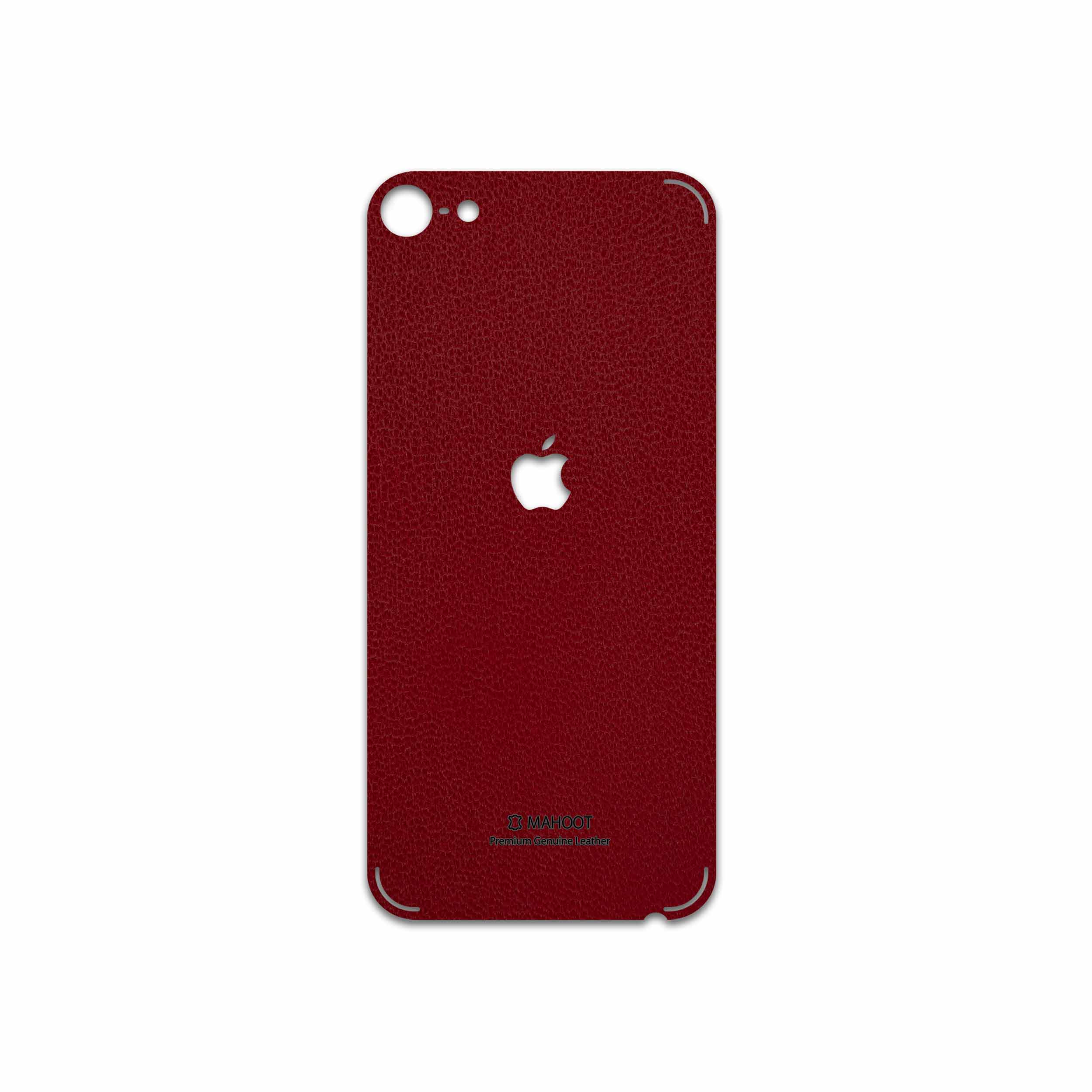 برچسب پوششی ماهوت مدل Red-Leather مناسب برای گوشی موبایل اپل iPod Touch 6TH Gen