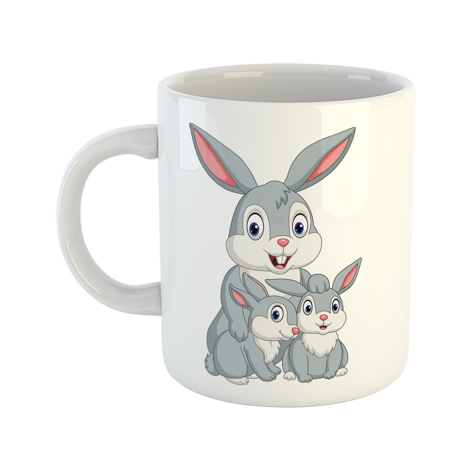 ماگ طرح فیل مادر و بچه 