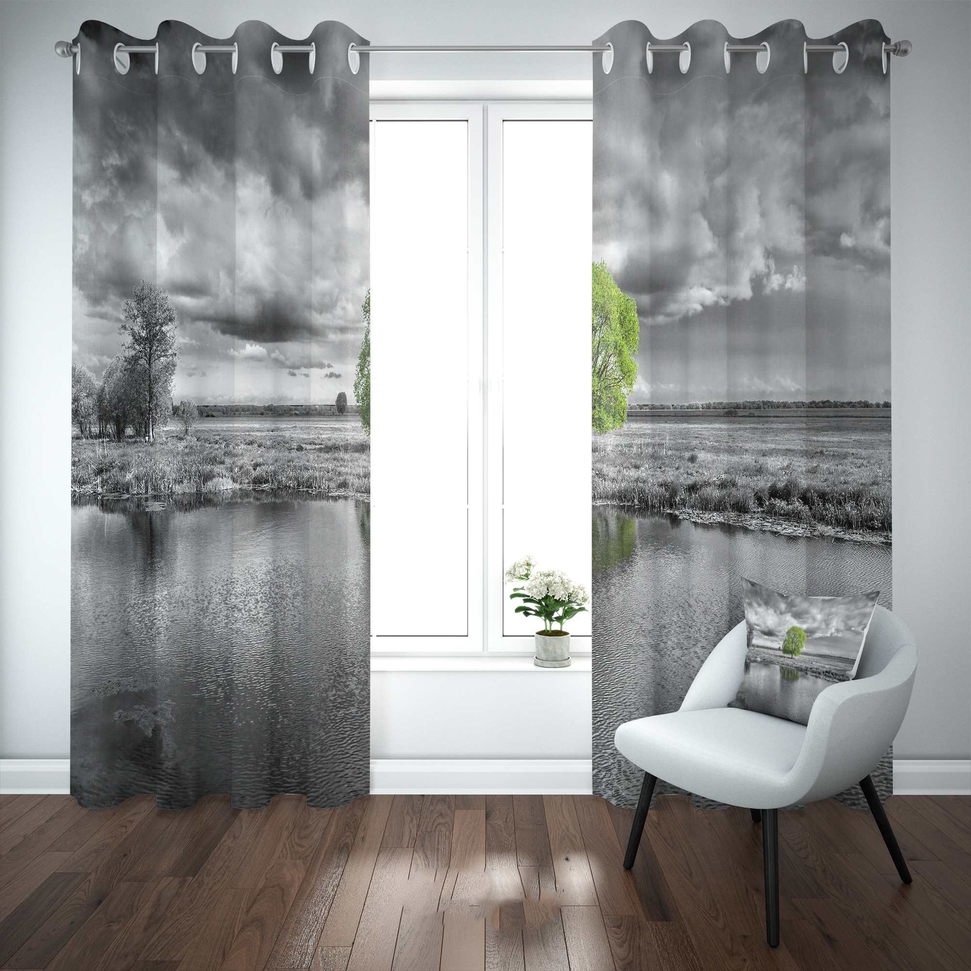 پرده مدل b2111 سایز 140×280 سانتی متر