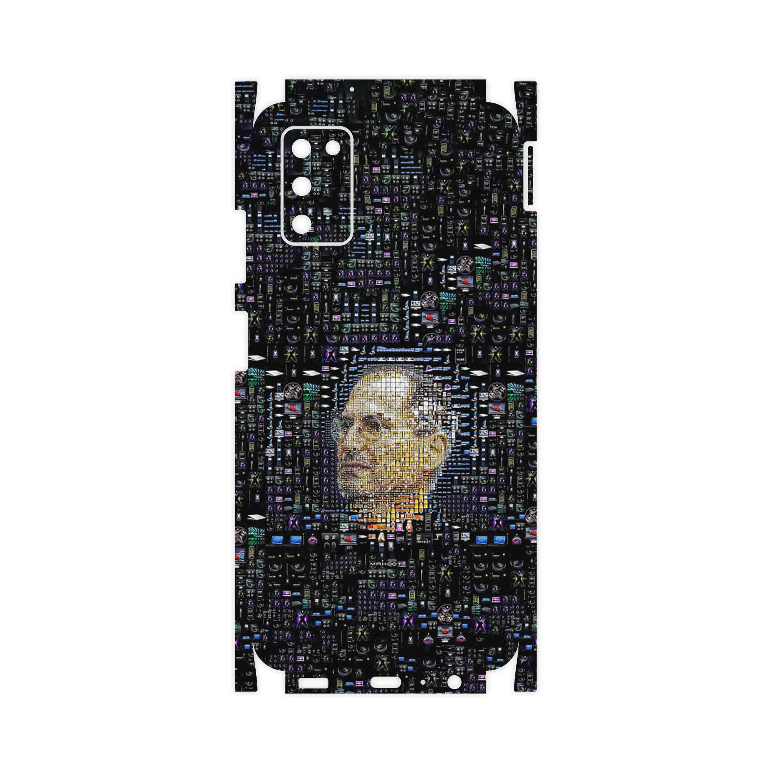 برچسب پوششی ماهوت مدل 2 Collage of Steve Jobs-FullSkin مناسب برای گوشی موبایل سامسونگ Galaxy A03S