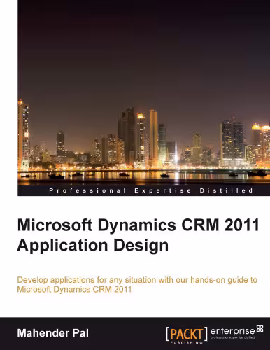 خرید و دانلود نسخه کامل کتاب Microsoft Dynamics CRM 2011 Application Design