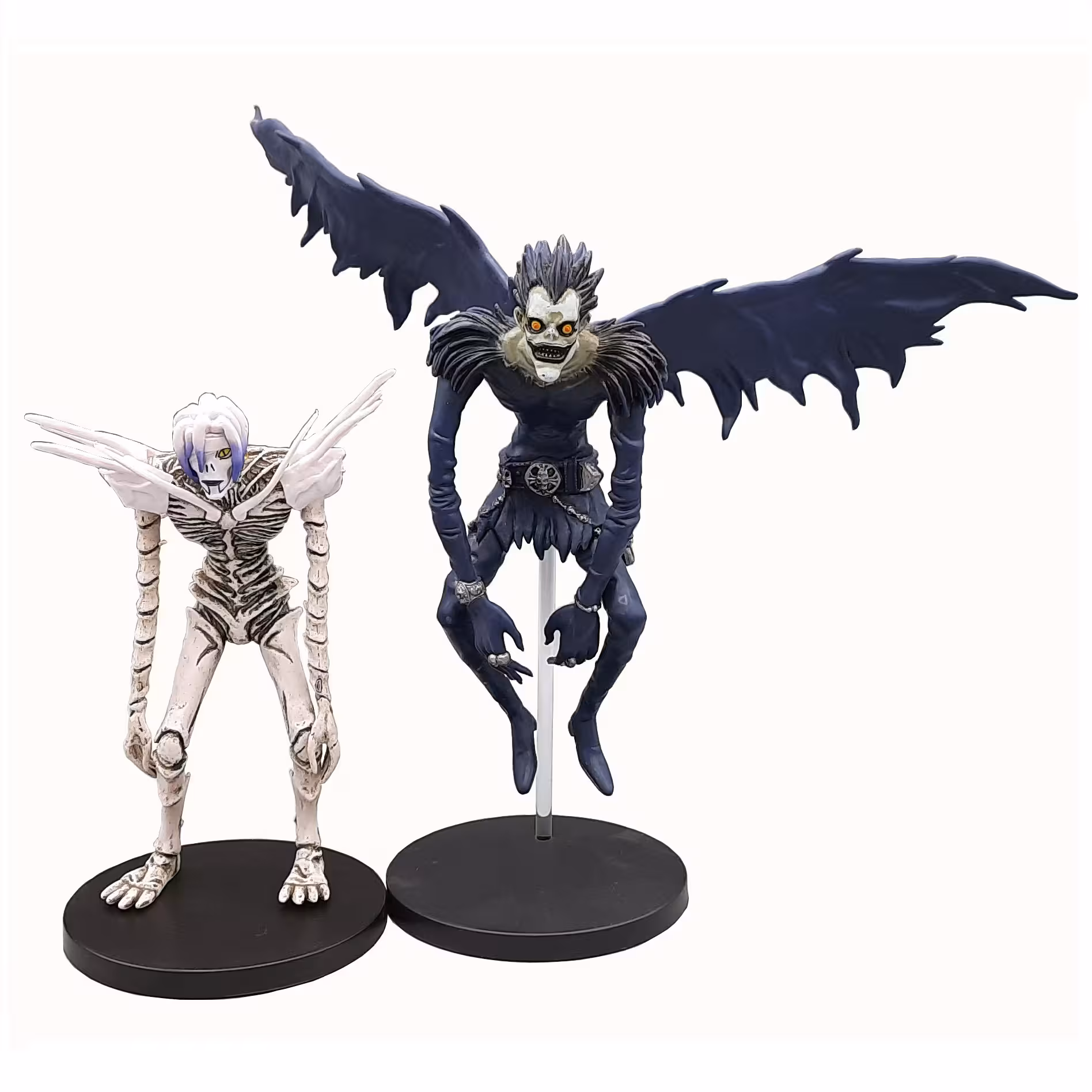 فیگور مدل انیمه دفترچه مرگ Death Note طرح ریوک Ryuk  و رم Rem مجموعه 2 عددی