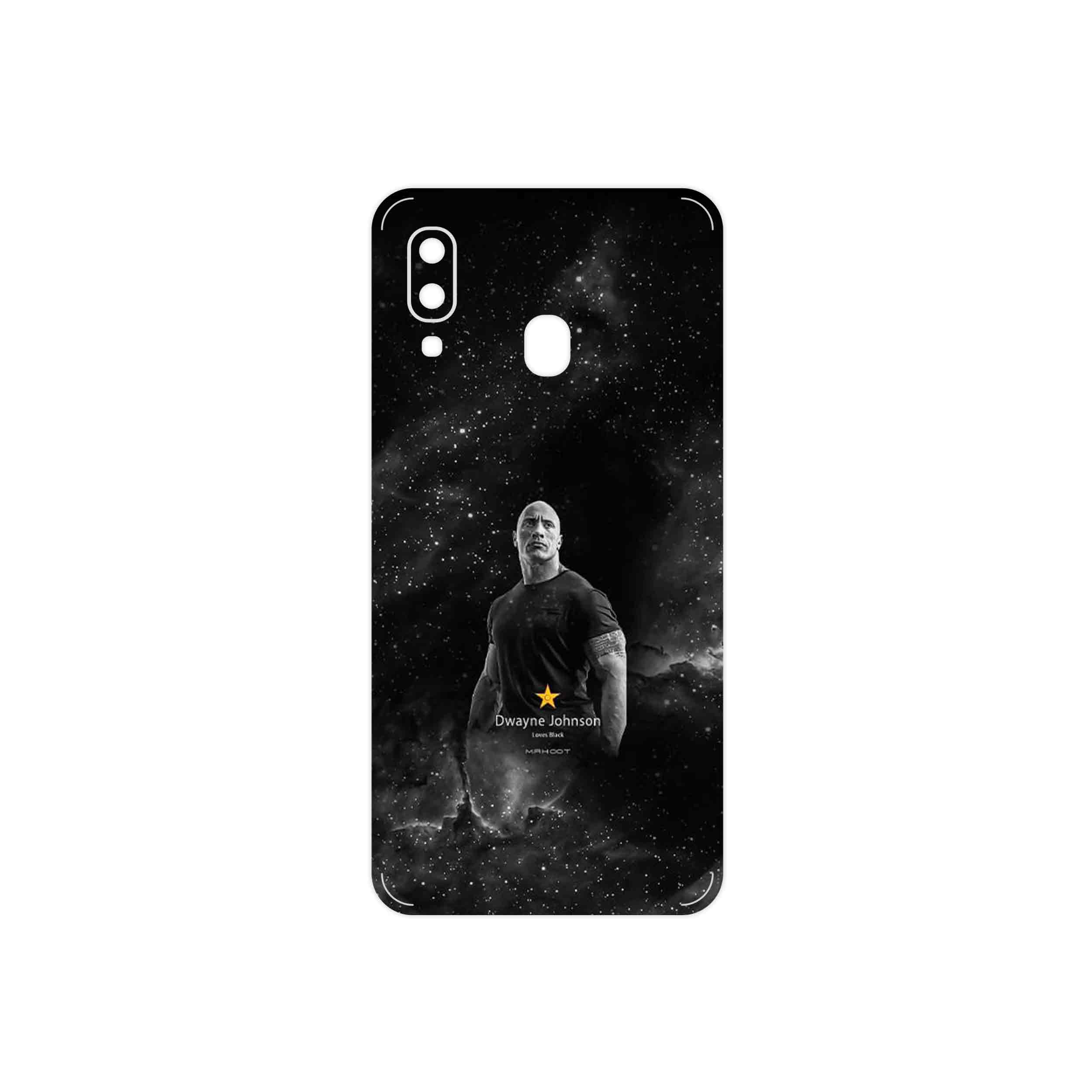 برچسب پوششی ماهوت مدل Dwayne Johnson مناسب برای گوشی موبایل سامسونگ Galaxy A40