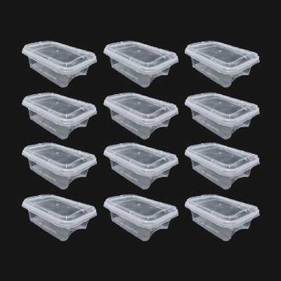 ظرف نگهدارنده مدل فریزری کد 200cc مجموعه 12 عددی