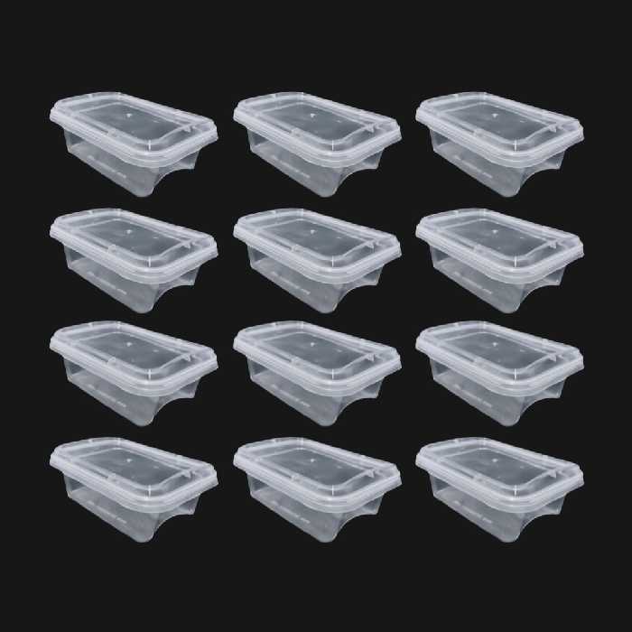 ظرف نگهدارنده مدل فریزری کد 200cc مجموعه 12 عددی