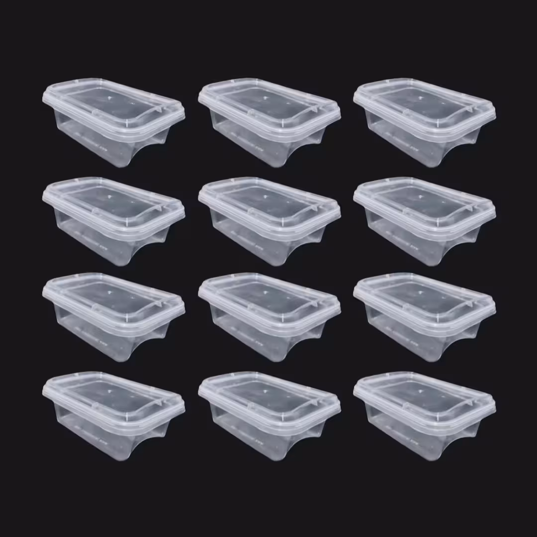 ظرف نگهدارنده مدل فریزری کد 200cc مجموعه 12 عددی