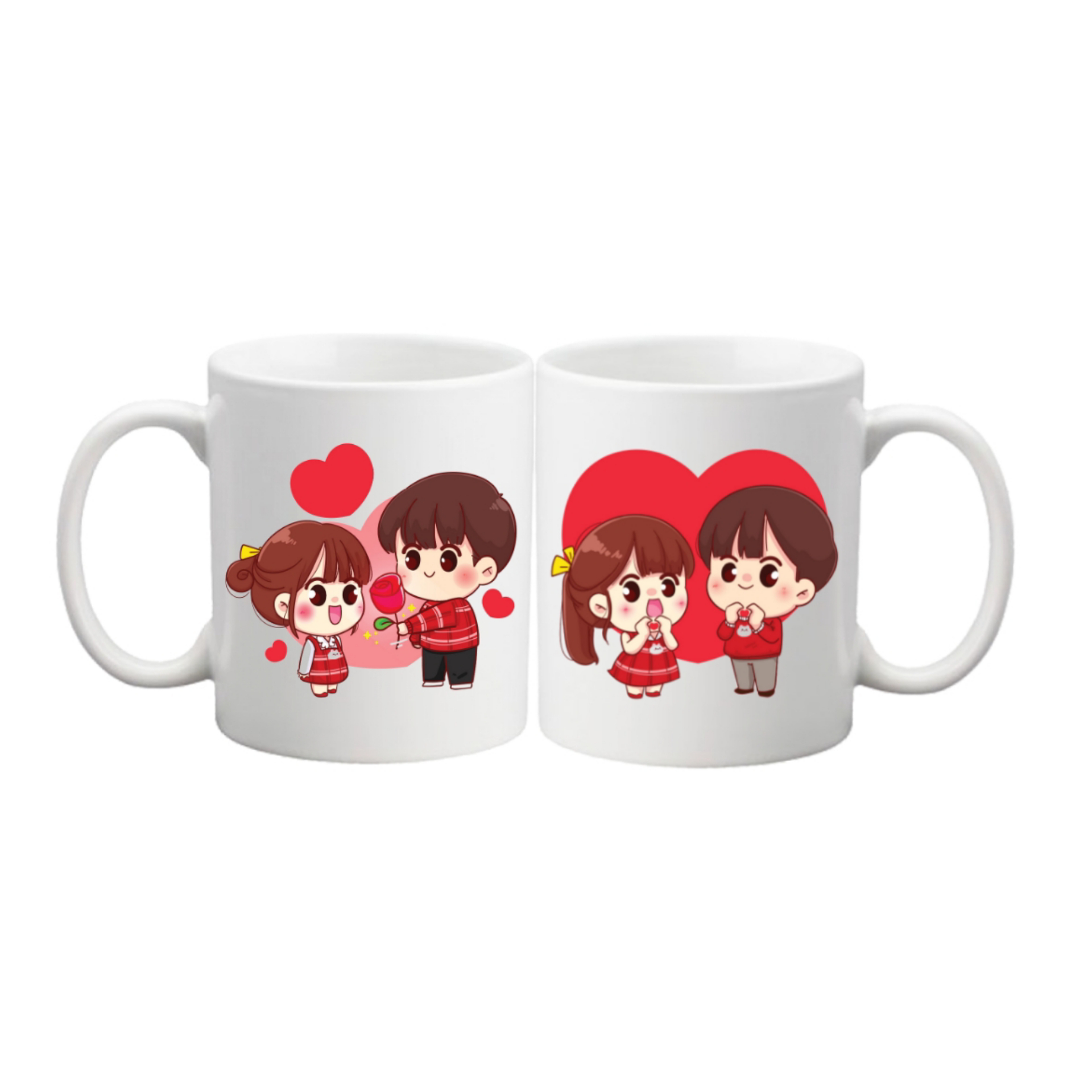 ماگ مدل عاشقانه کد57 مجموعه 2 عددی