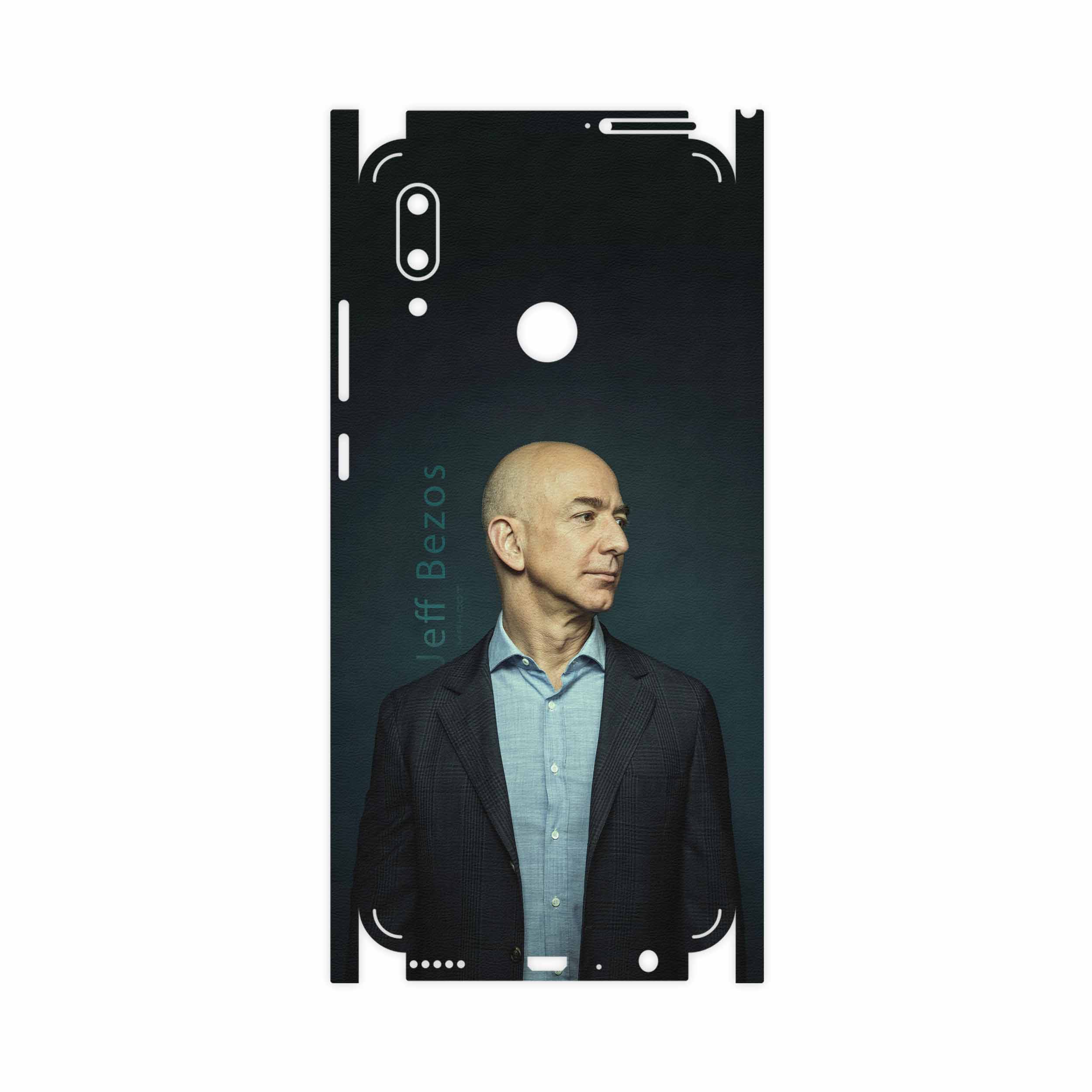 برچسب پوششی ماهوت مدل Jeff Bezos-FullSkin مناسب برای گوشی موبایل هوآوی P Smart 2019