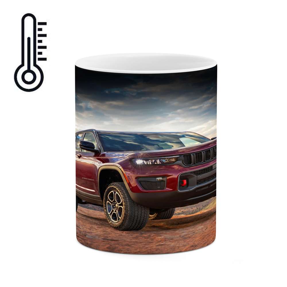 ماگ حرارتی کاکتی طرح ماشین مدل mgh15638